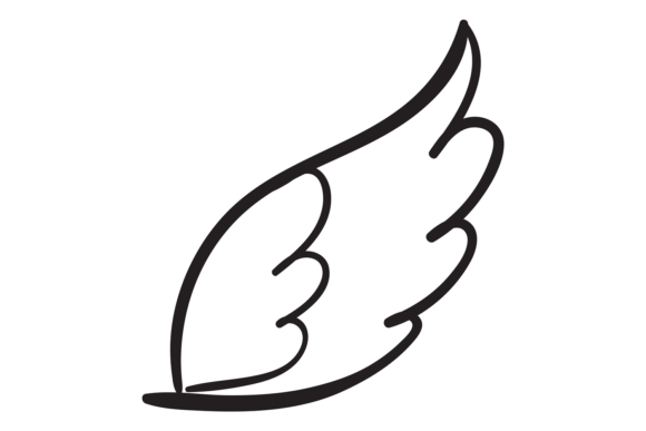 Download Bird Wing Logo. Hand Drawn Feathers Sign - Hand drawn feathers Collection