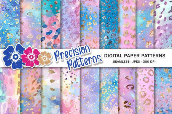 Download Pastel Leopard Print Glitter Background - Premium Bundle