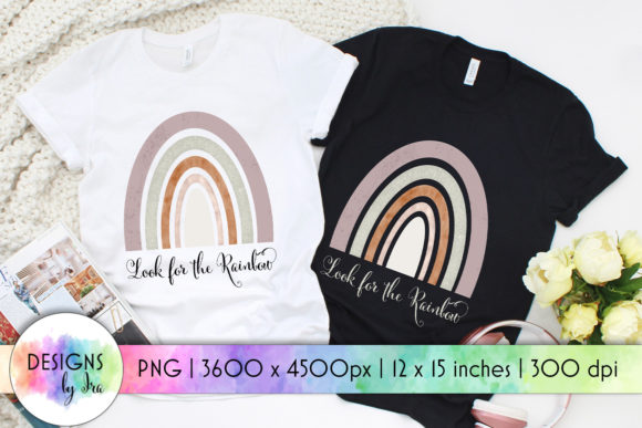 Download Look for the Rainbow Boho Rainbow Print - Print Collection