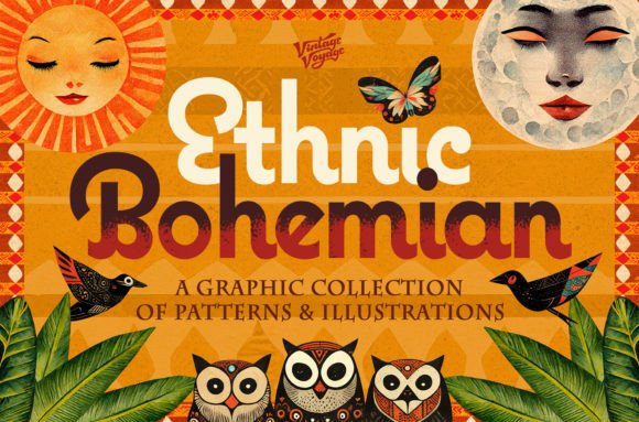 Download VVDS Ethnic Bohemian Graphic Collection - Ethnic Collection